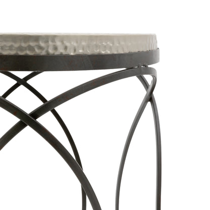 Kimba Side Table 385x385x610mm – Bronze
