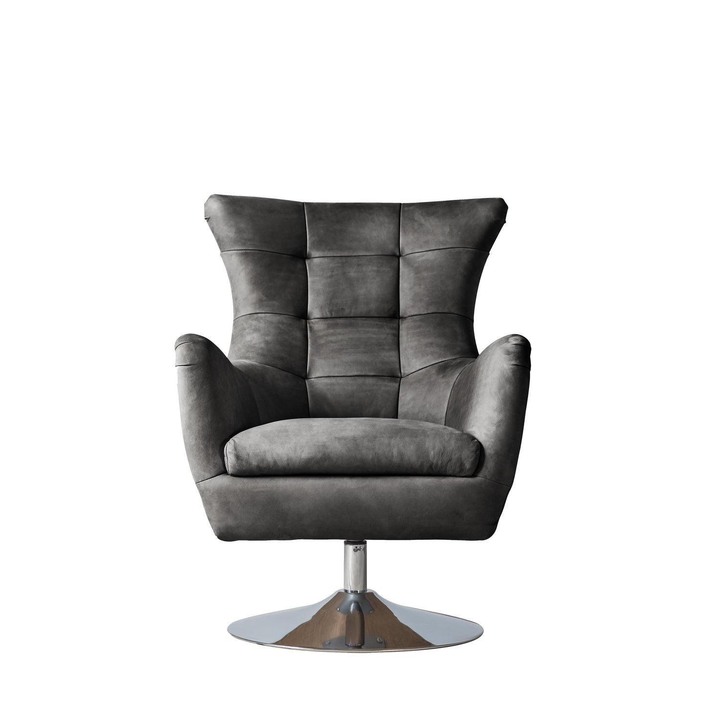 Bristol Swivel Chair Antique Ebony 700x810x950mm – Black