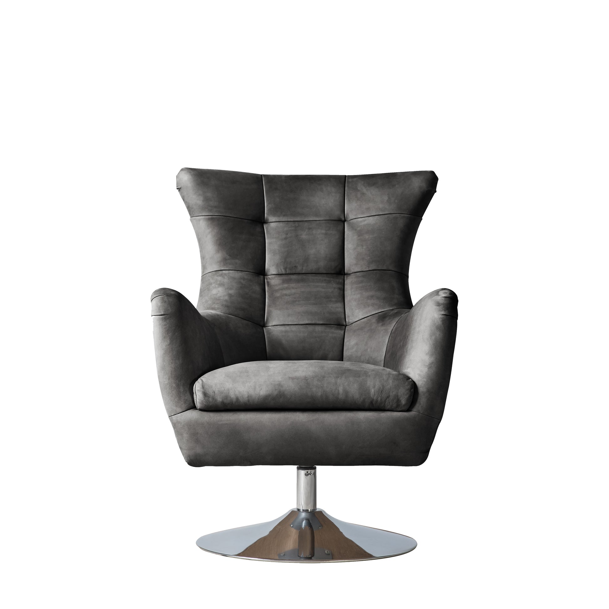 Bristol Swivel Chair Antique Ebony 700x810x950mm – Black