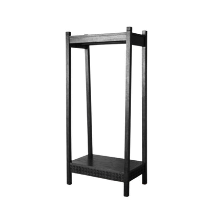 Boho Boutique Open Wardrobe – Black Mango – Hanging Rail (view 4)