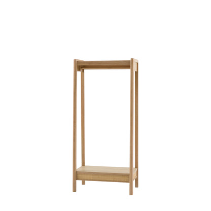 Bibury Open Wardrobe – Natural Oak – Wardrobe (view 4)