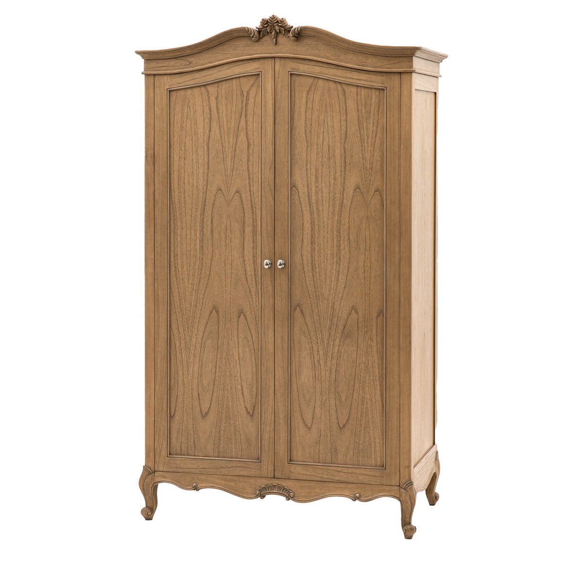 Chic 2 Door Wardrobe Weathered – Light Wood Mindi Ash – 2 Doors (view 6)