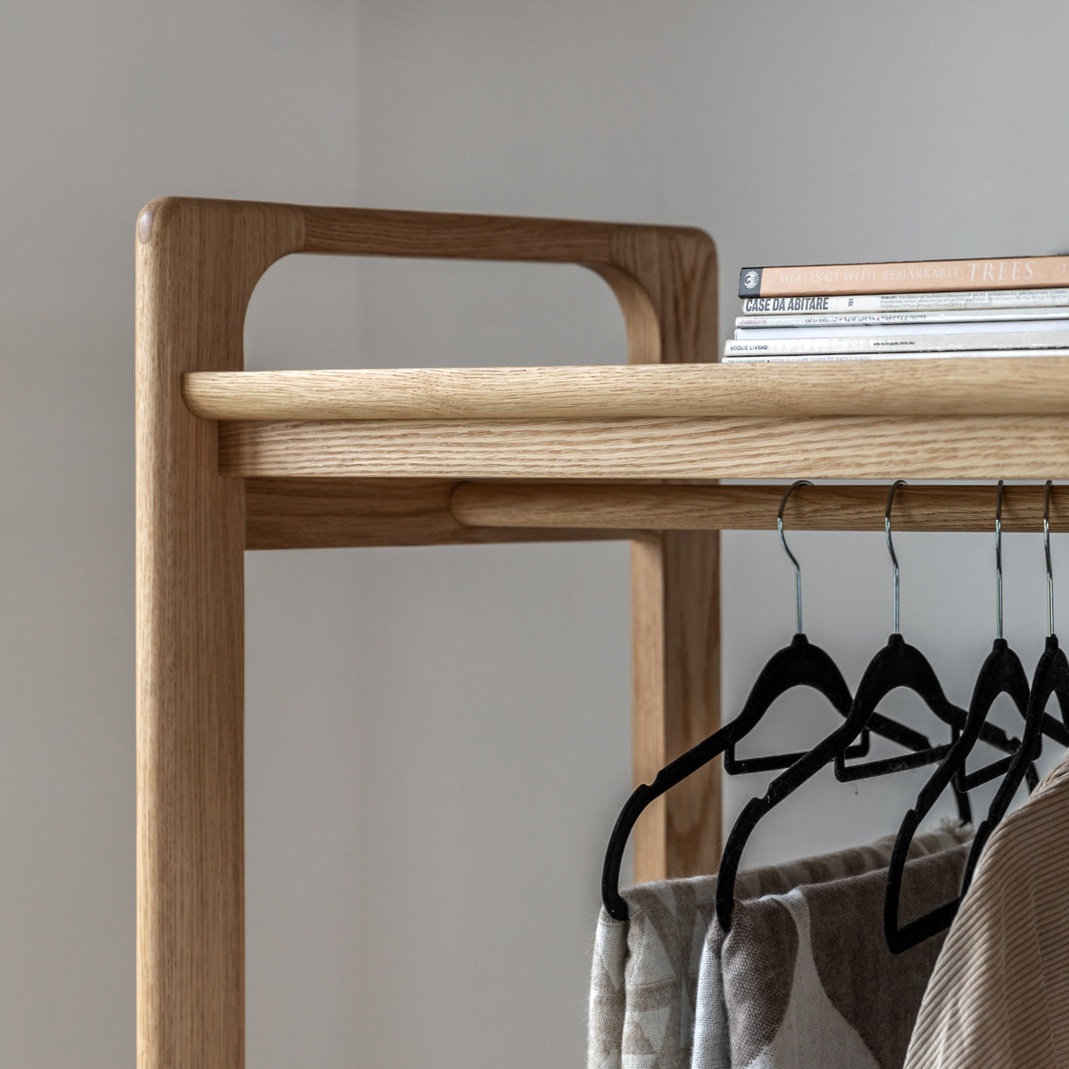 Craft Open Wardrobe Natural – Natural Oak – Wardrobe (view 4)