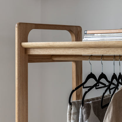 Craft Open Wardrobe Natural – Natural Oak – Wardrobe (view 4)