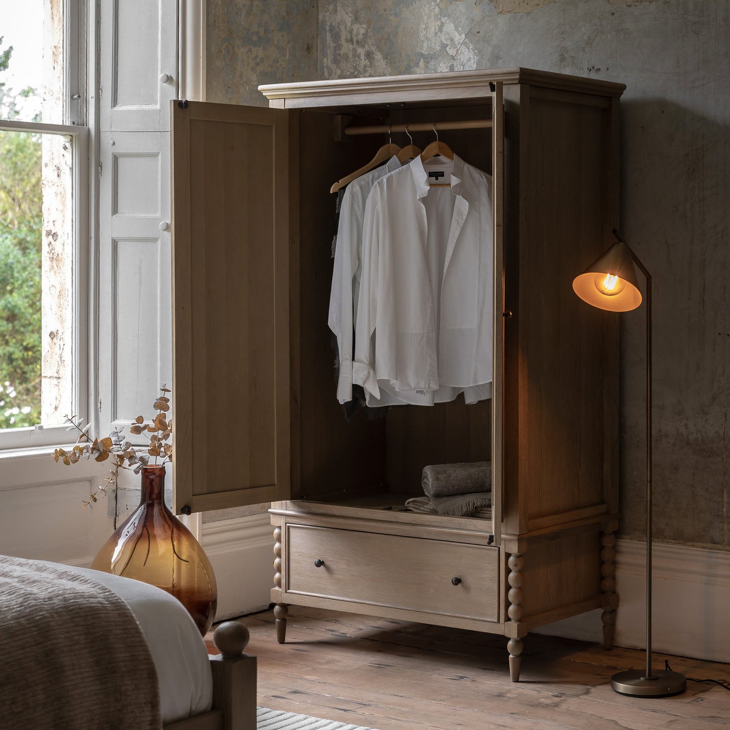 Artisan Wardrobe - 2 Door 1 Drawer