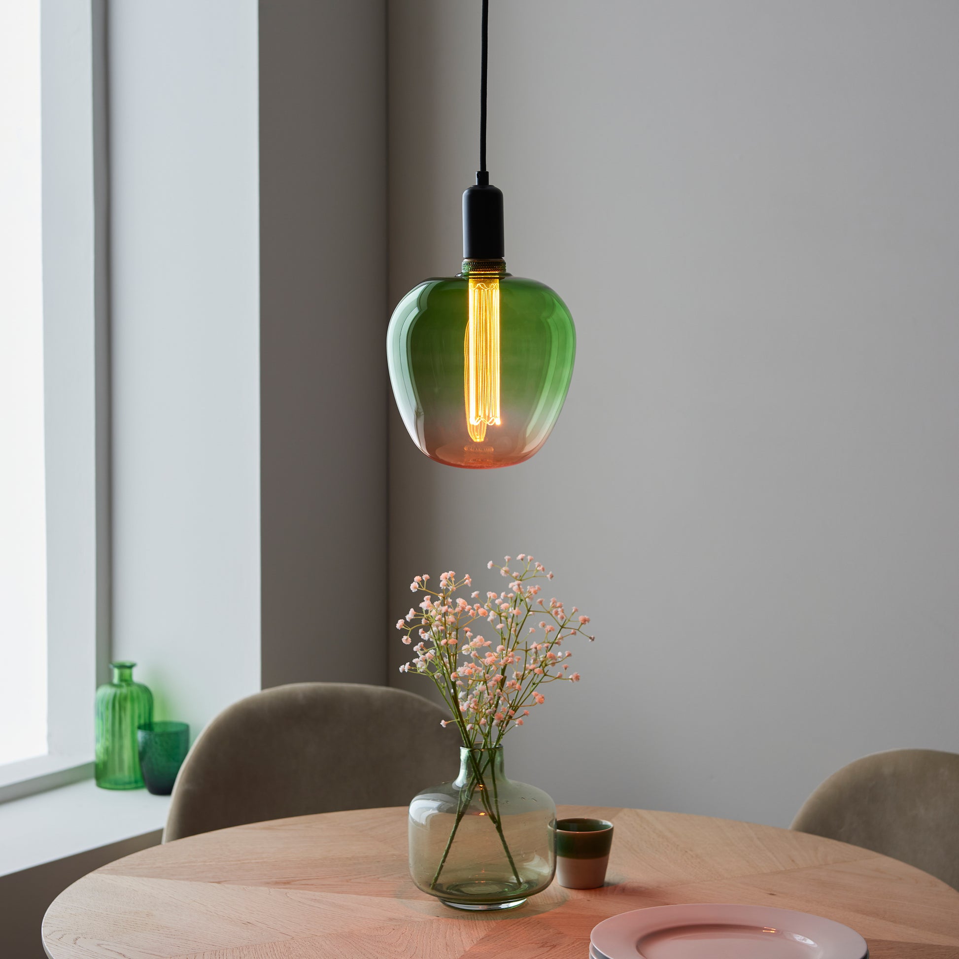 Roves E27 LED Anti Glare 2.8w Green / Pink – Green
