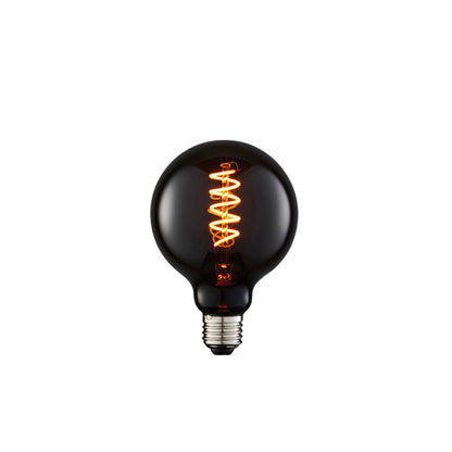 Spiral 4W LED E27 Smoked Warm White 140x95mm – White