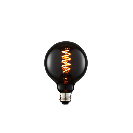 Spiral 4W LED E27 Smoked Warm White 140x95mm – White