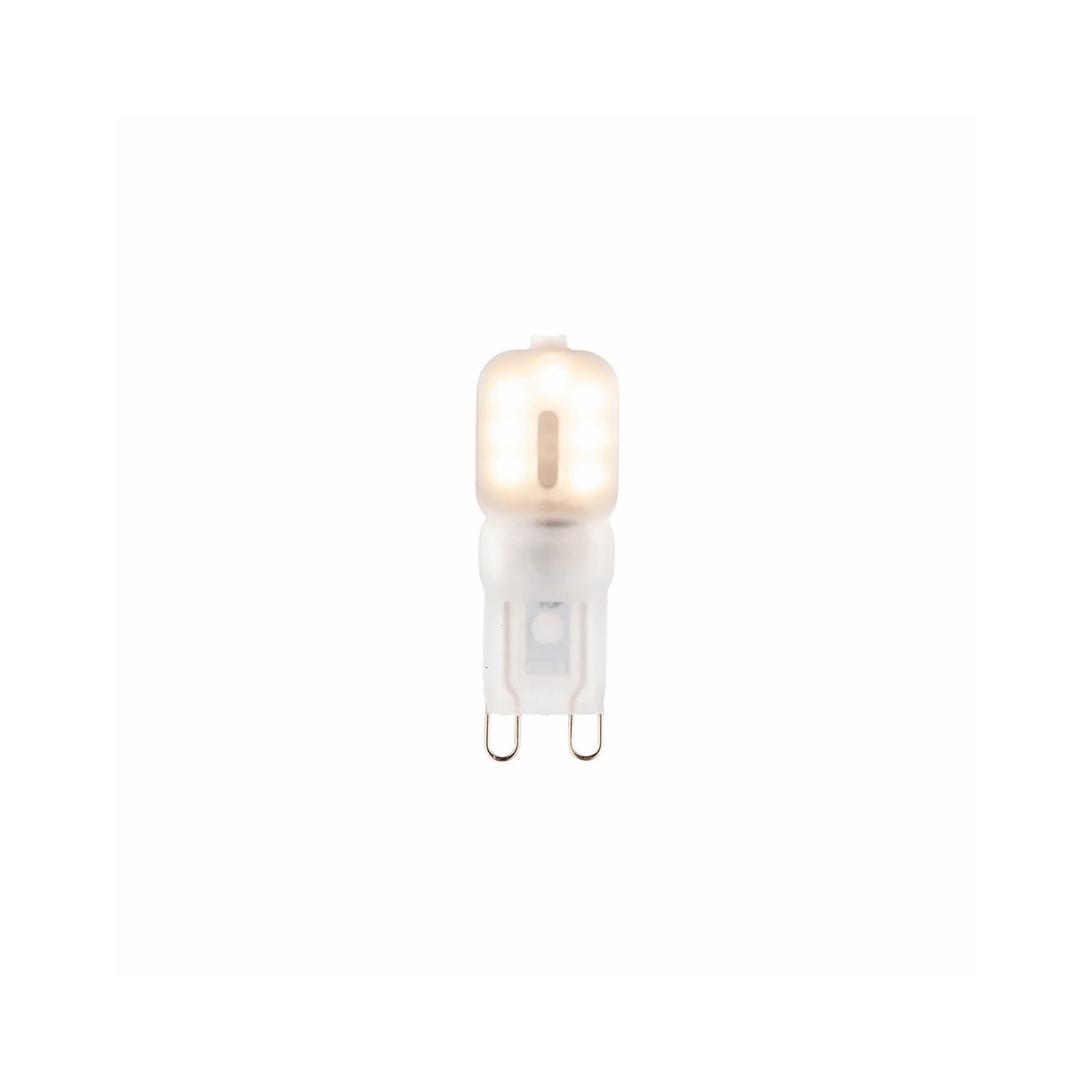 G9 LED SMD Frosted 2W Warm White – White