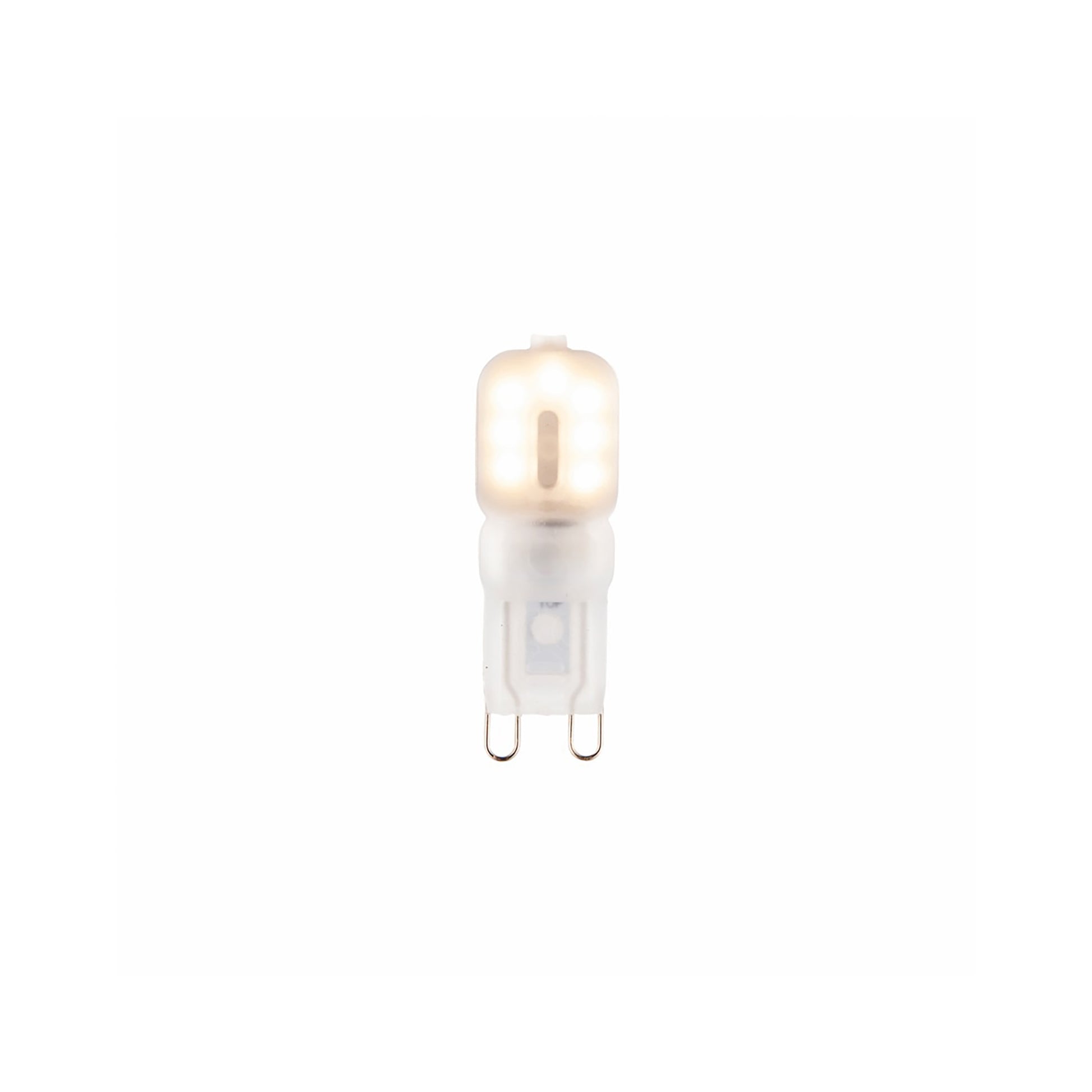 G9 LED SMD Frosted 2W Warm White – White