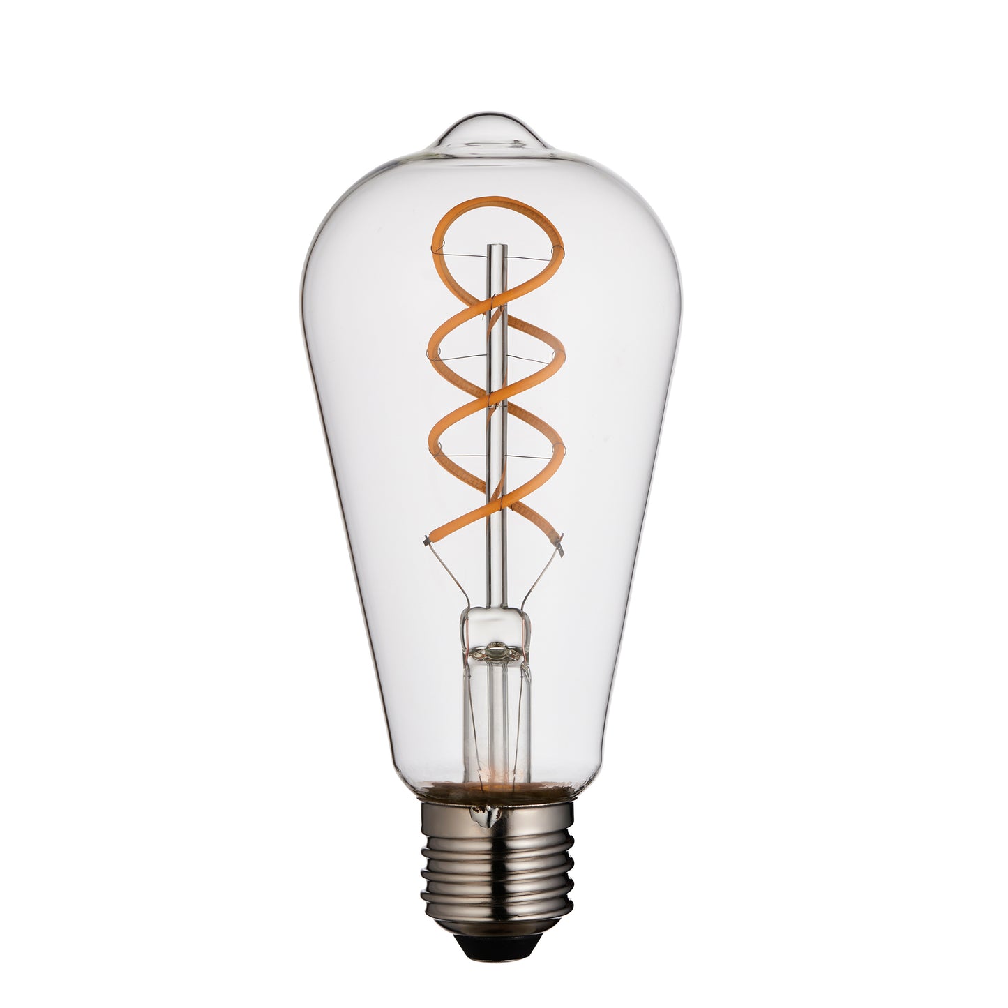 Twist E27 LED Pear 4W LED Warm White – Clear