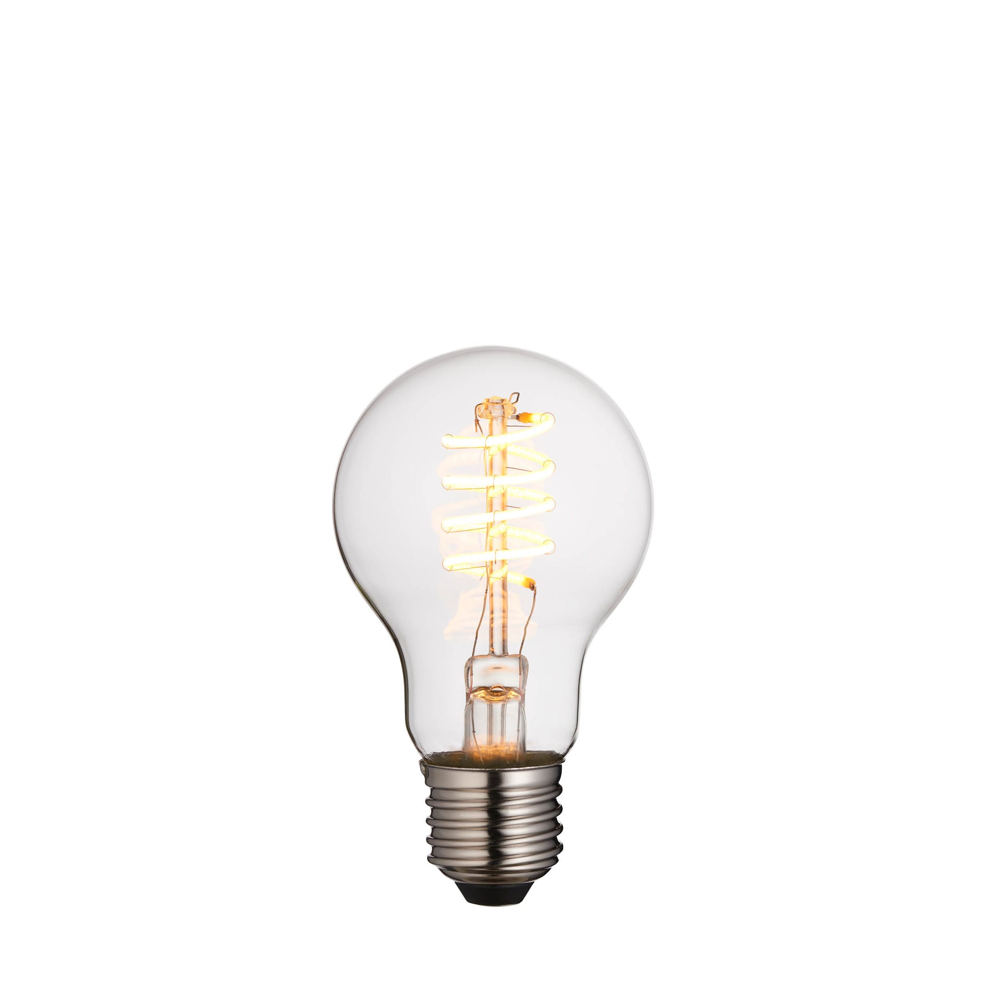 Spiral E27 GLS 4W LED Warm White – Clear