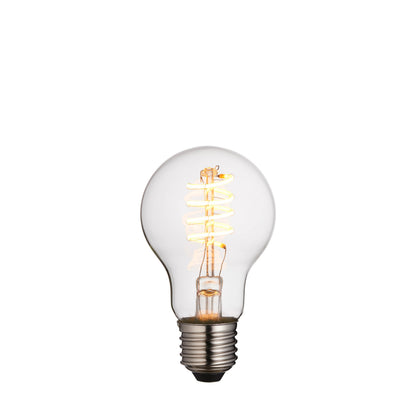 Spiral E27 GLS 4W LED Warm White – Clear