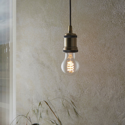 Spiral E27 GLS 4W LED Warm White – Clear