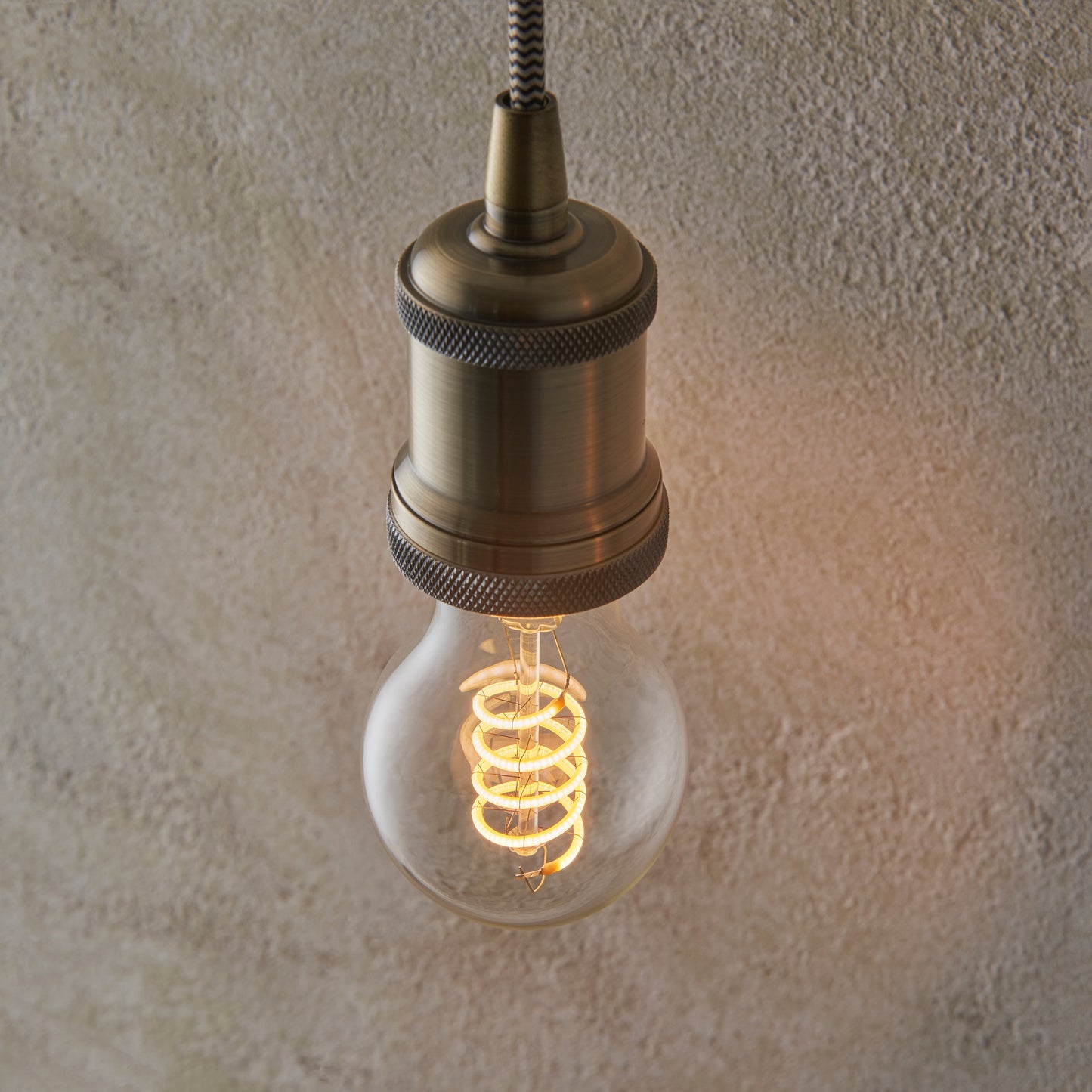 Spiral E27 GLS 4W LED Warm White – Clear