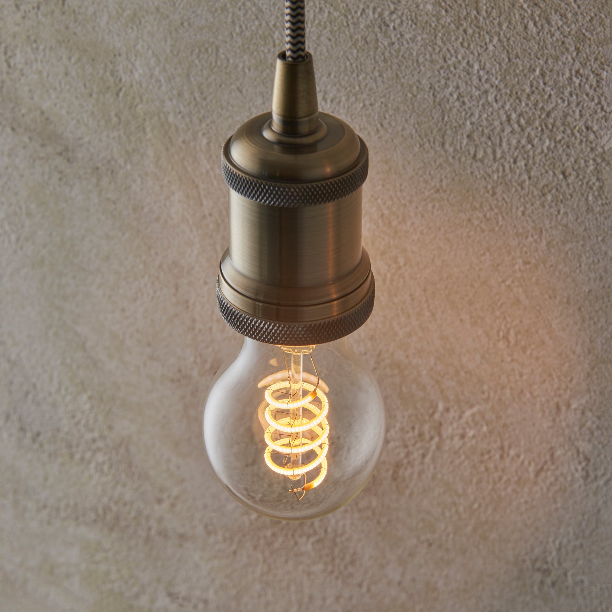 Spiral E27 GLS 4W LED Warm White – Clear