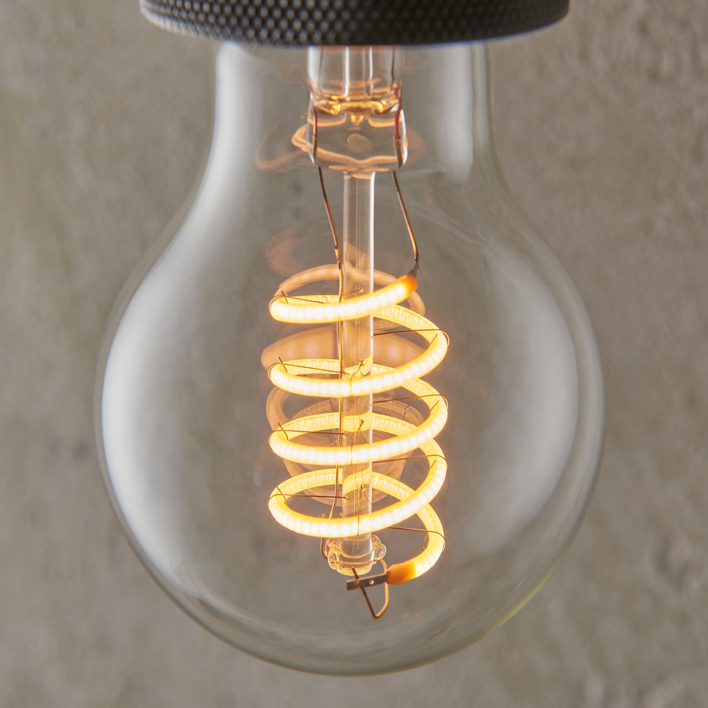 Spiral E27 GLS 4W LED Warm White – Clear