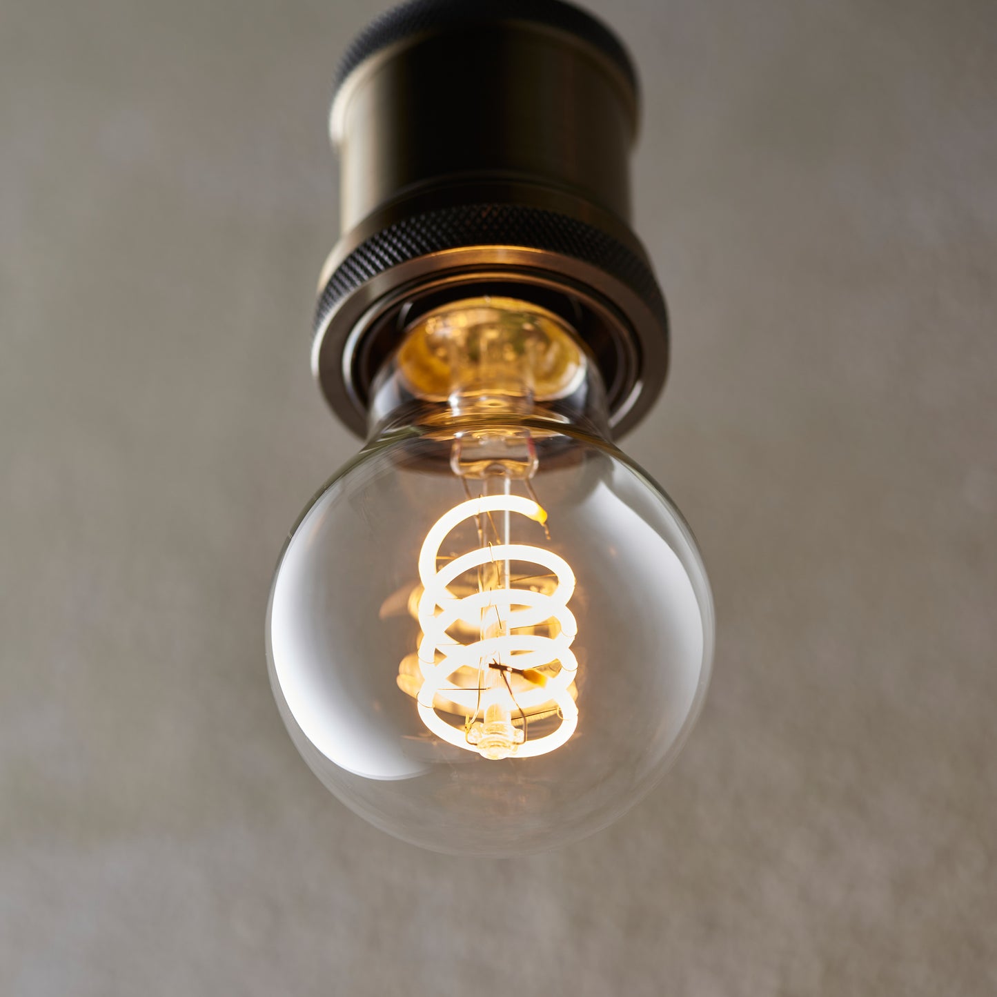 Spiral E27 GLS 4W LED Warm White – Clear