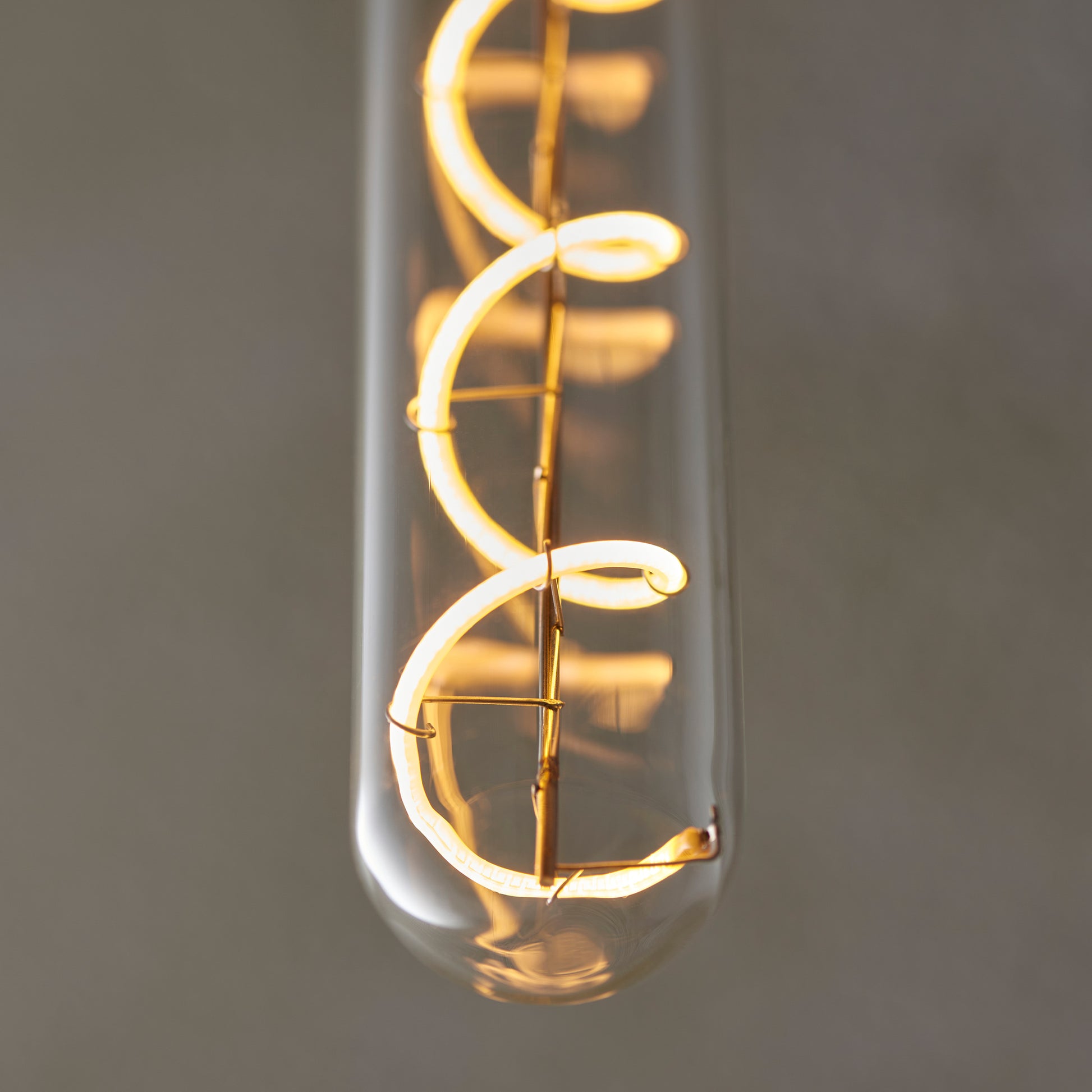 Spiral E27 Tubular 4W LED Warm White – Clear