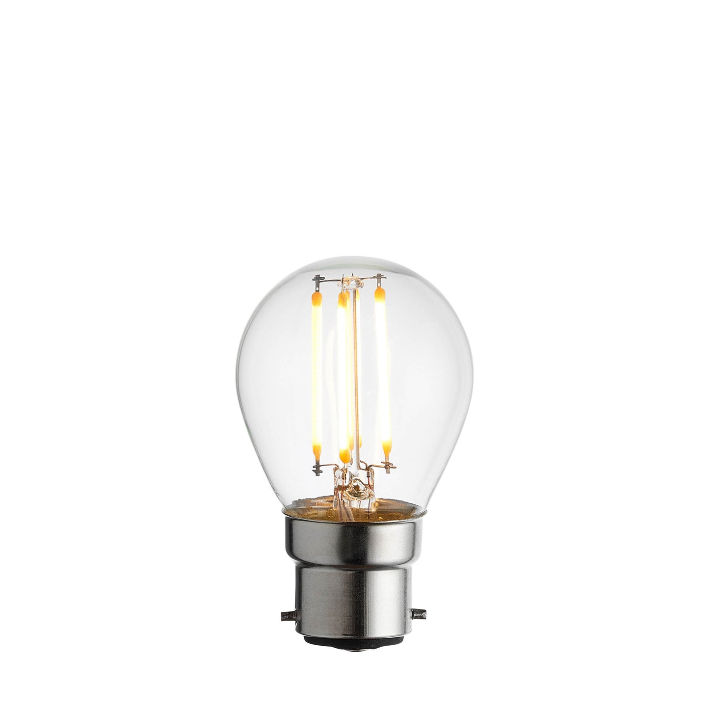 B22 LED Filament Golf Clear Glass – Clear
