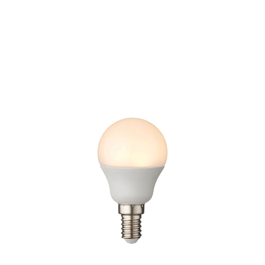 Essentials E14 LED Golf Warm White – Clear