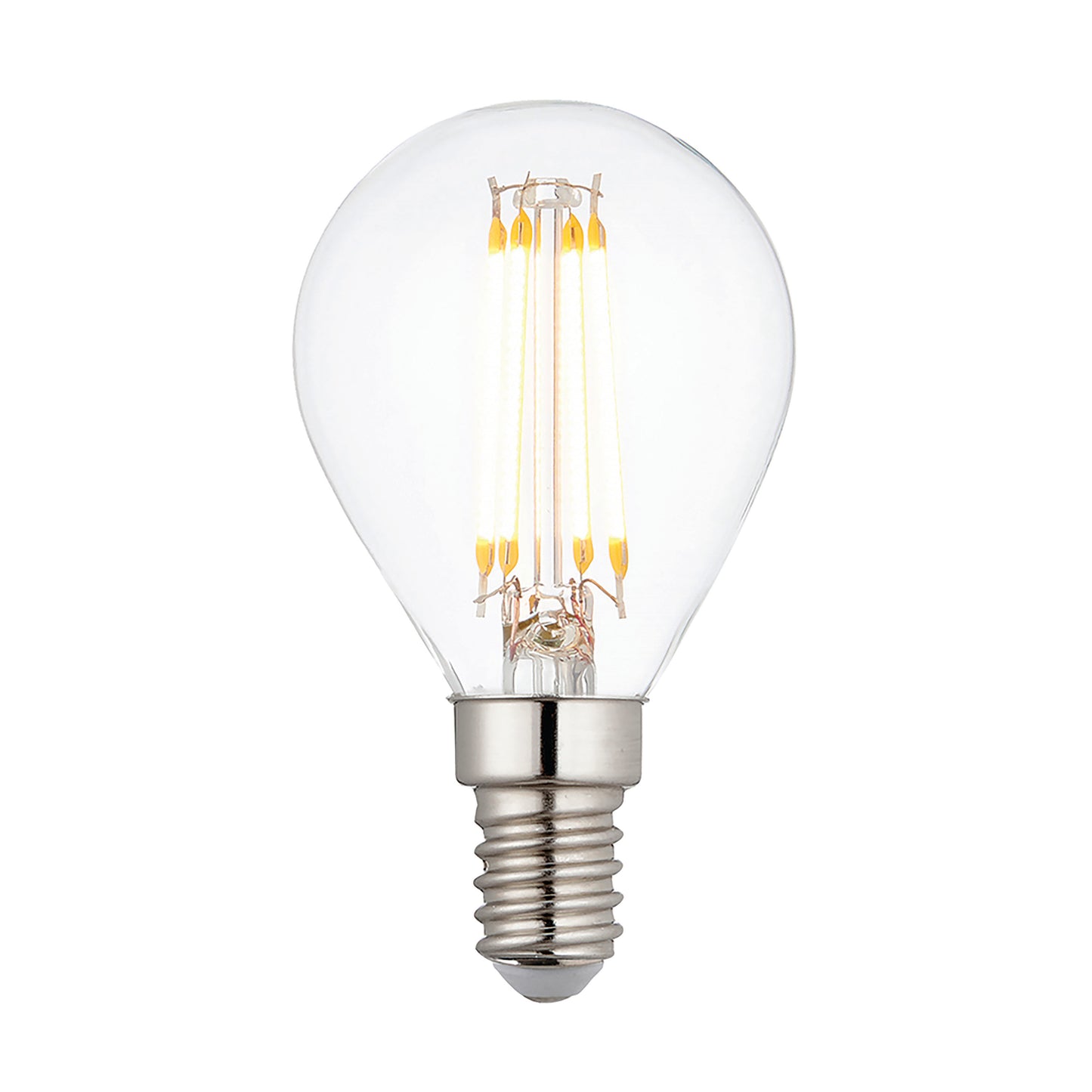 Ultra Efficient E14 LED Filament Golf Warm White – Clear
