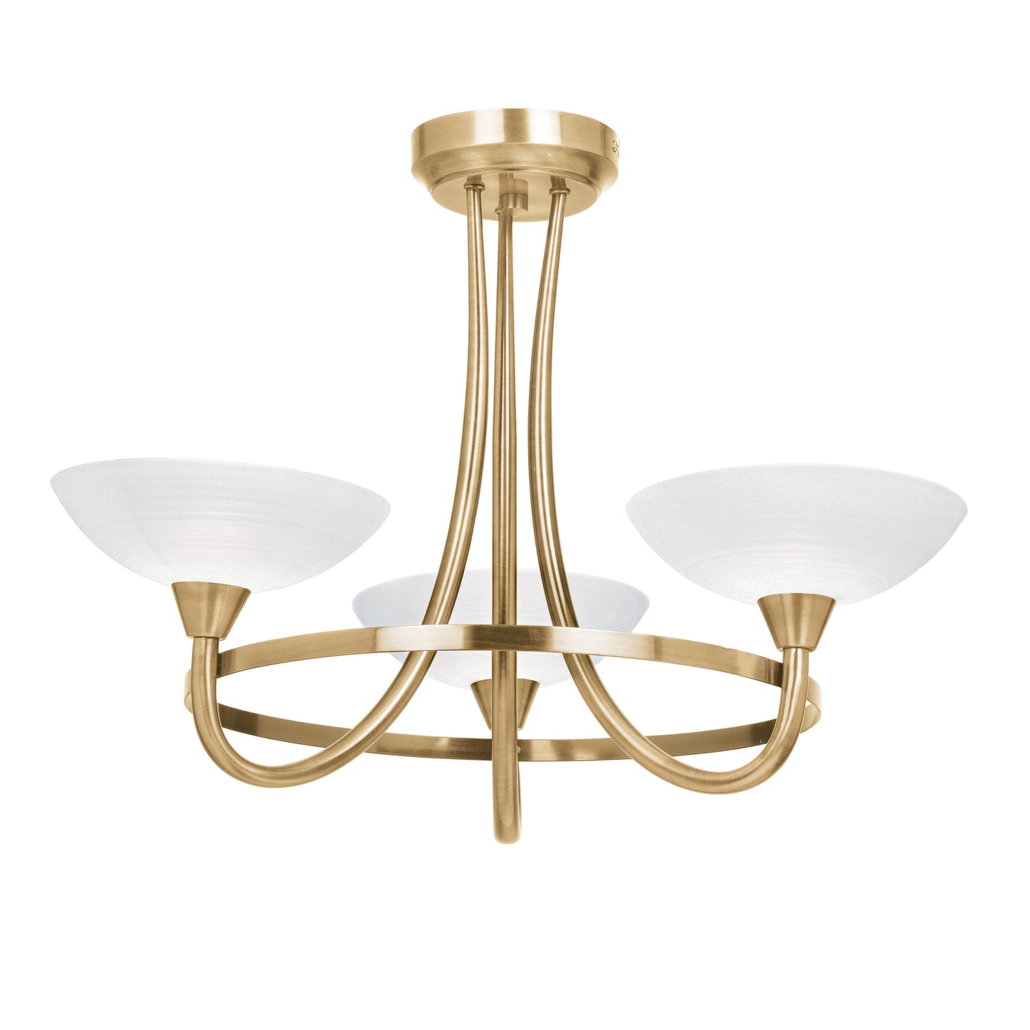 Cagney 3 Ceiling Lamp Antique Brass – Brass