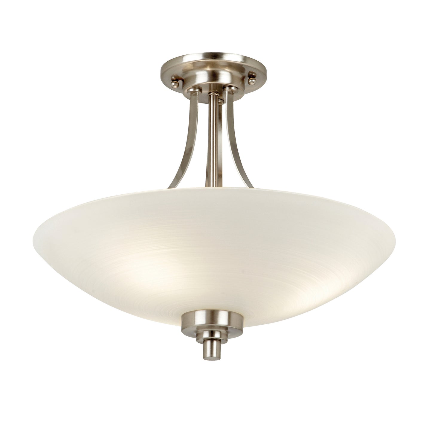 Welles Ceiling Lamp Satin Chrome – Chrome
