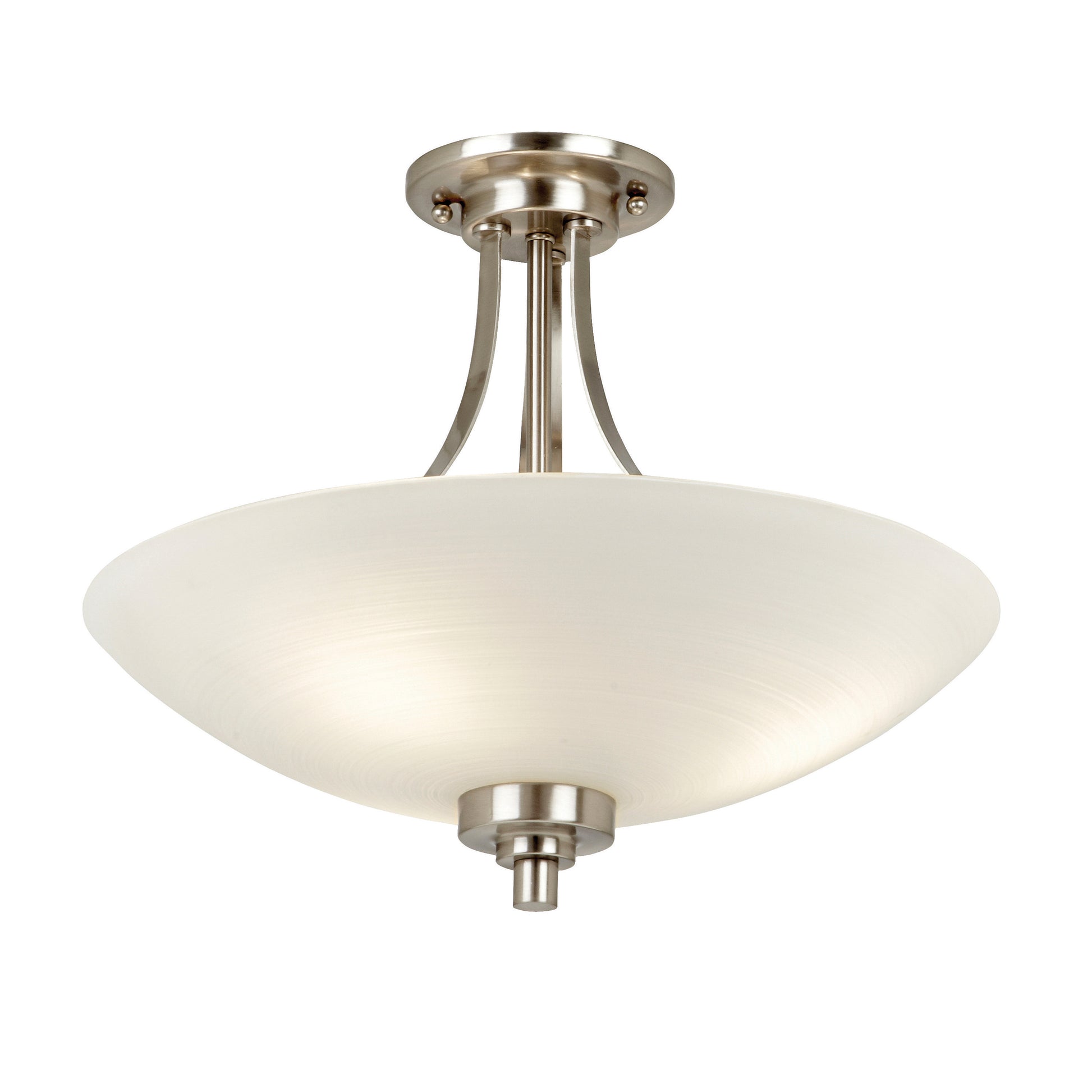 Welles Ceiling Lamp Satin Chrome – Chrome