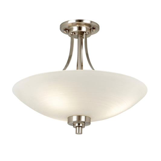Welles Ceiling Lamp Satin Chrome – Chrome