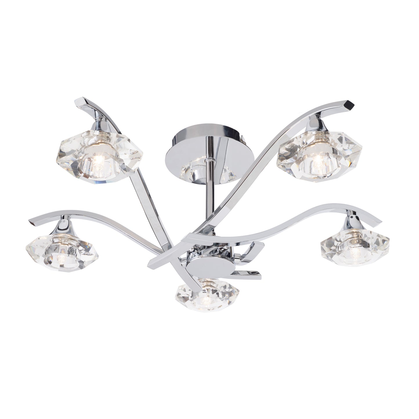 Langella 5 Ceiling Lamp – Chrome