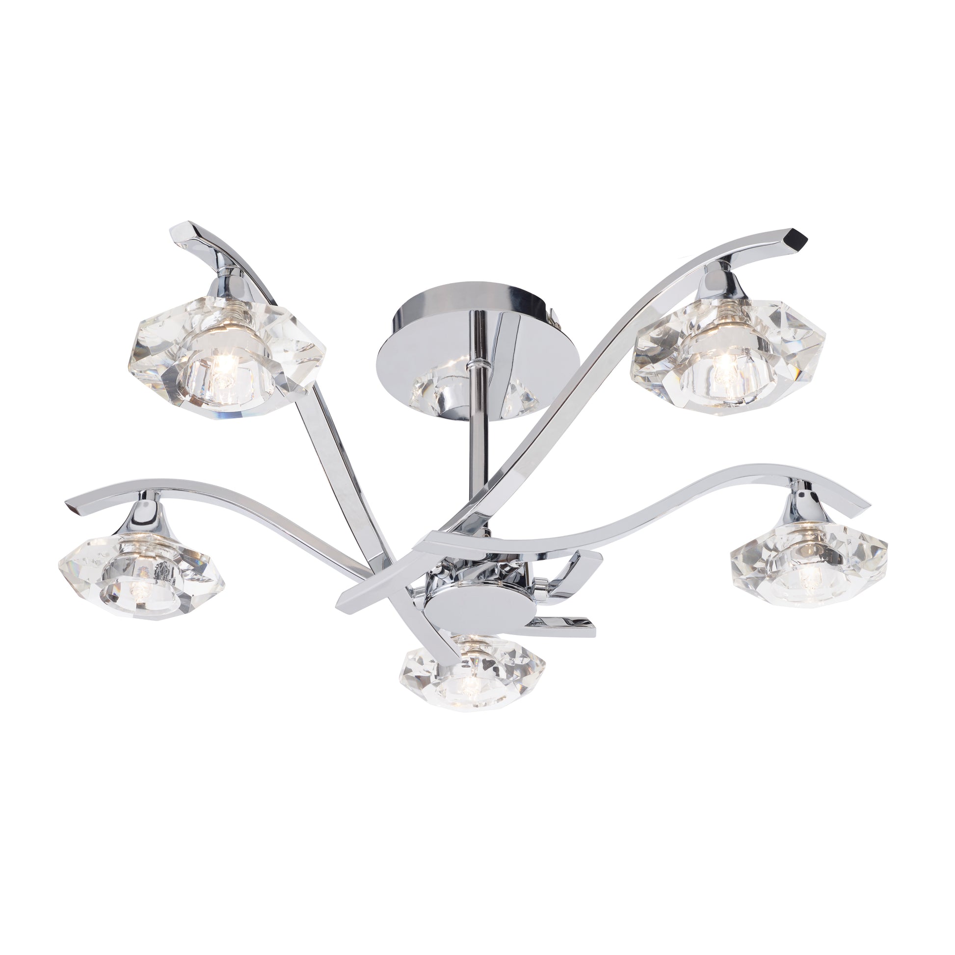 Langella 5 Ceiling Lamp – Chrome