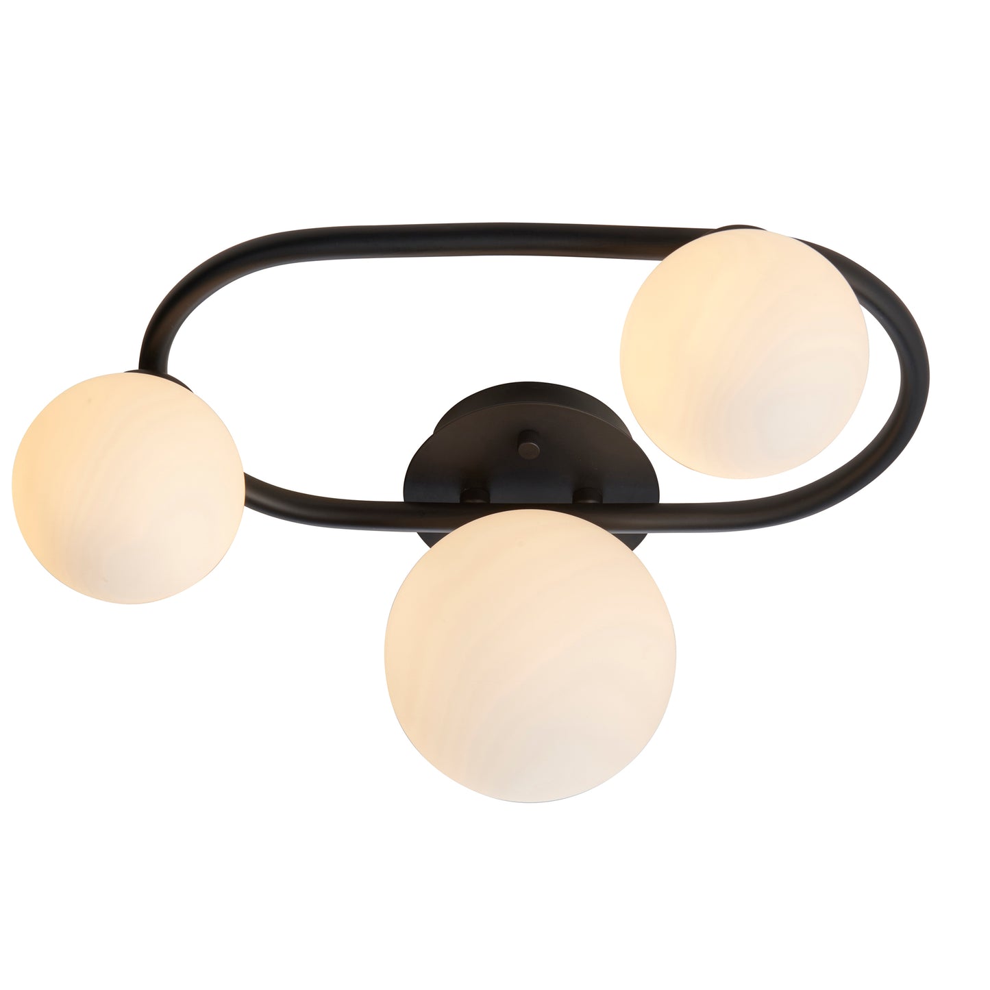Pulsa Bathroom 3 Ceiling Light Black – Black
