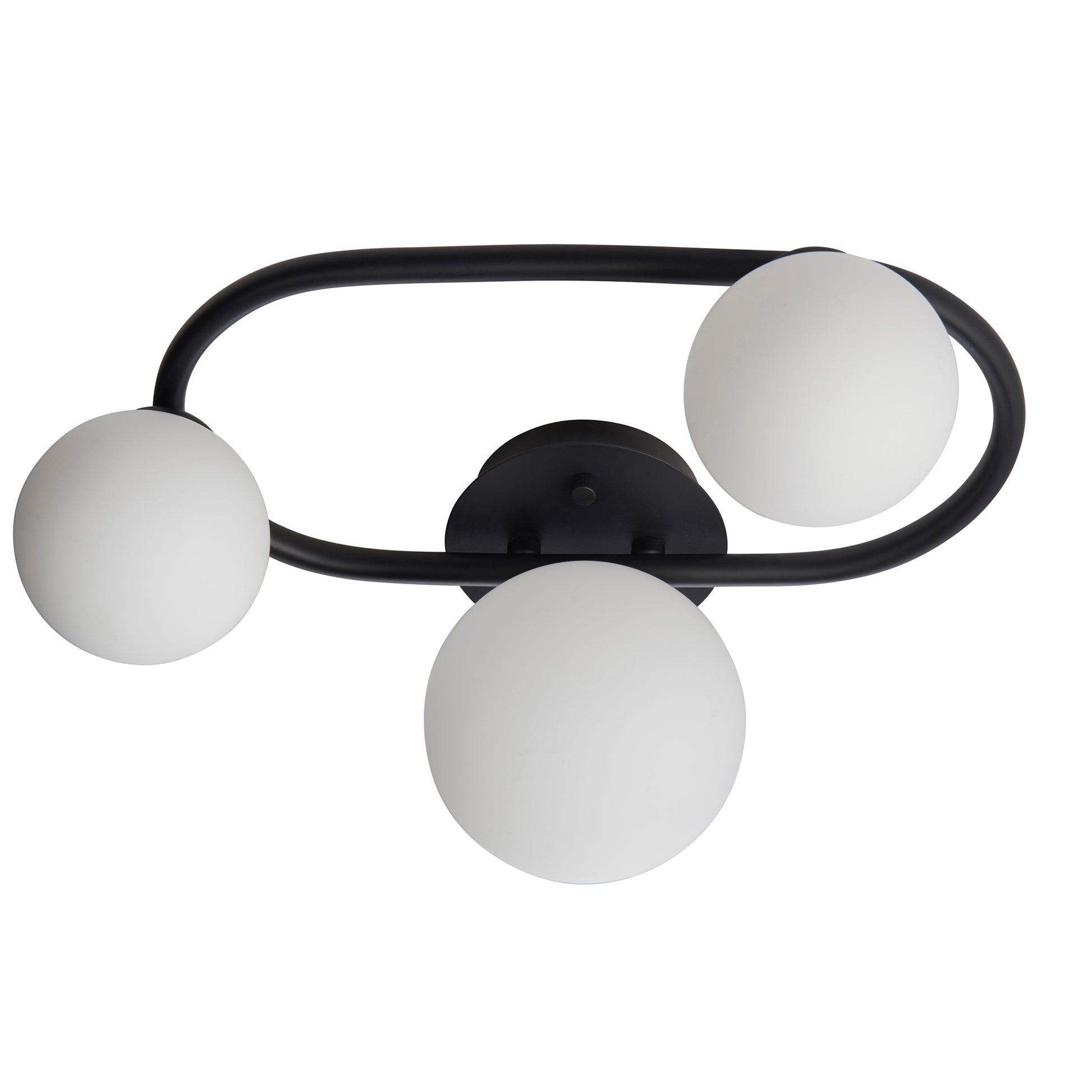 Pulsa Bathroom 3 Ceiling Light Black – Black