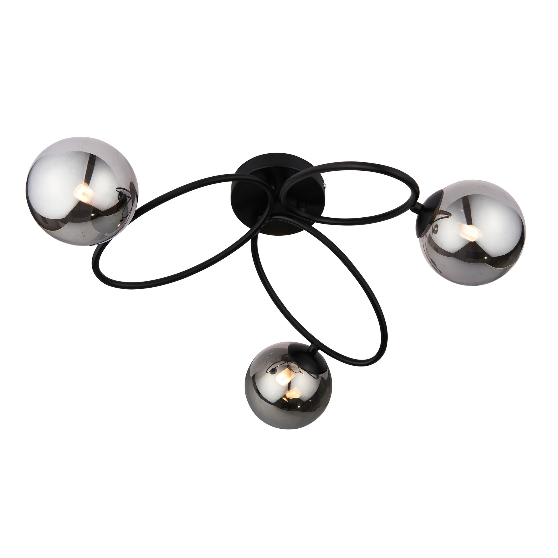 Ellipse 3 Ceiling Light Black – Black