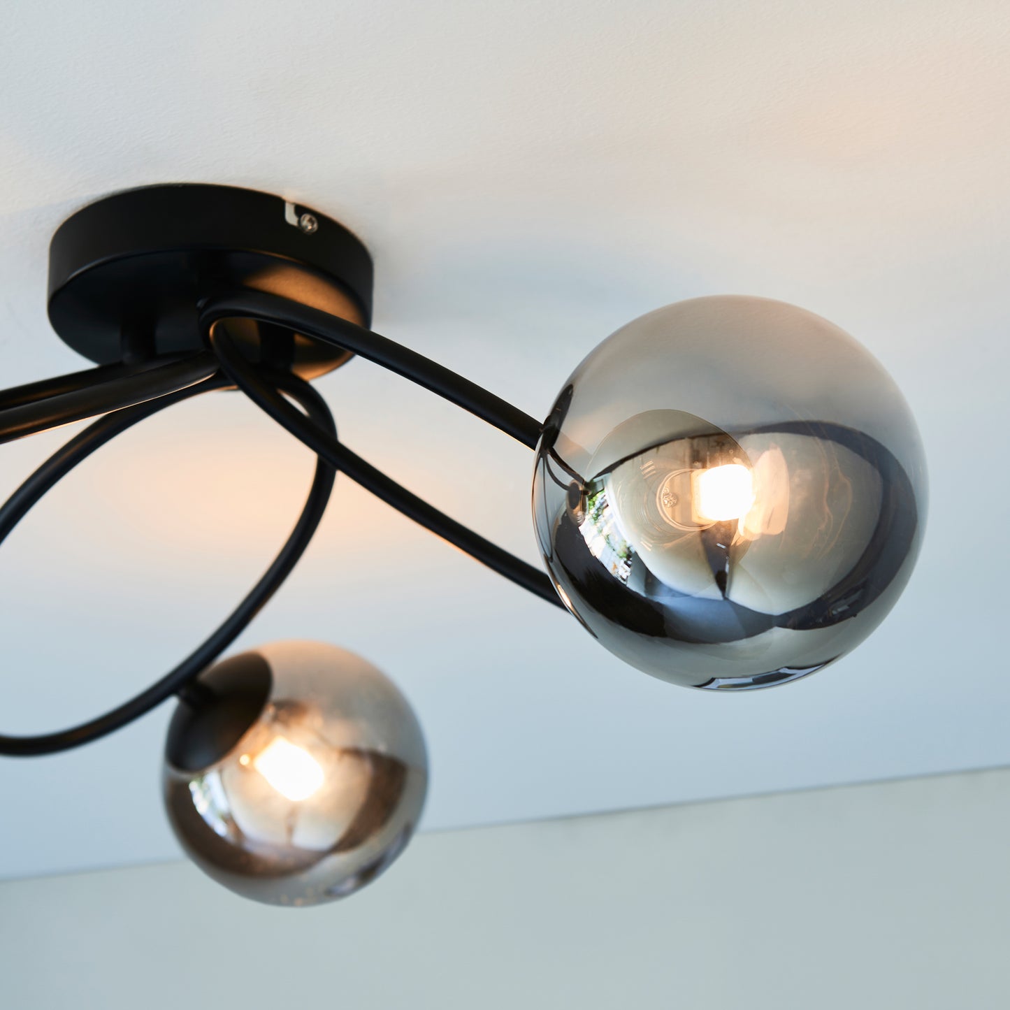 Ellipse 3 Ceiling Light Black – Black