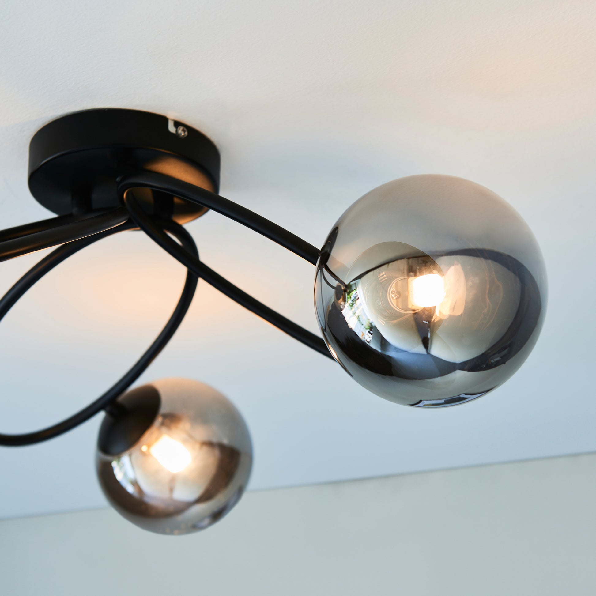 Ellipse 3 Ceiling Light Black – Black