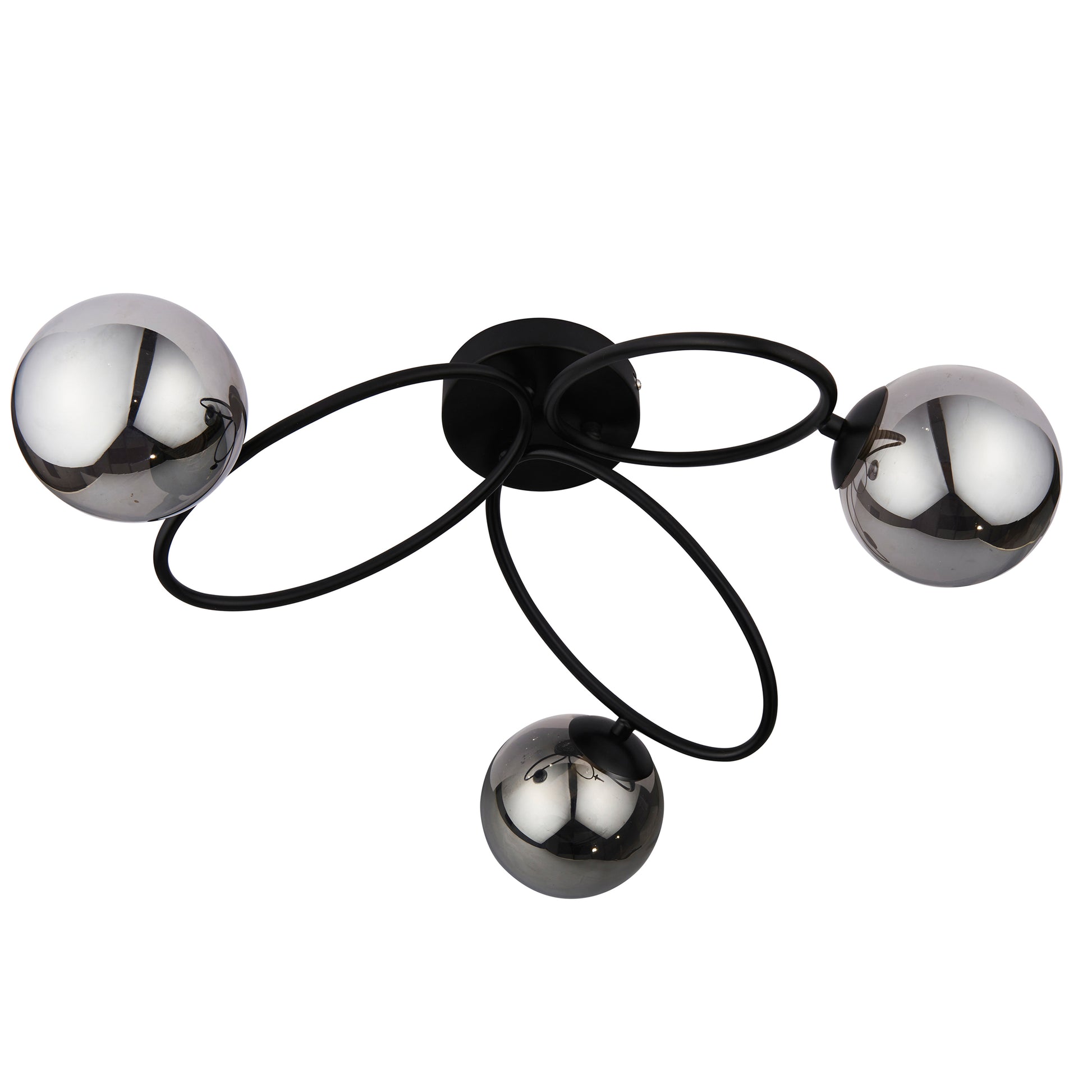 Ellipse 3 Ceiling Light Black – Black