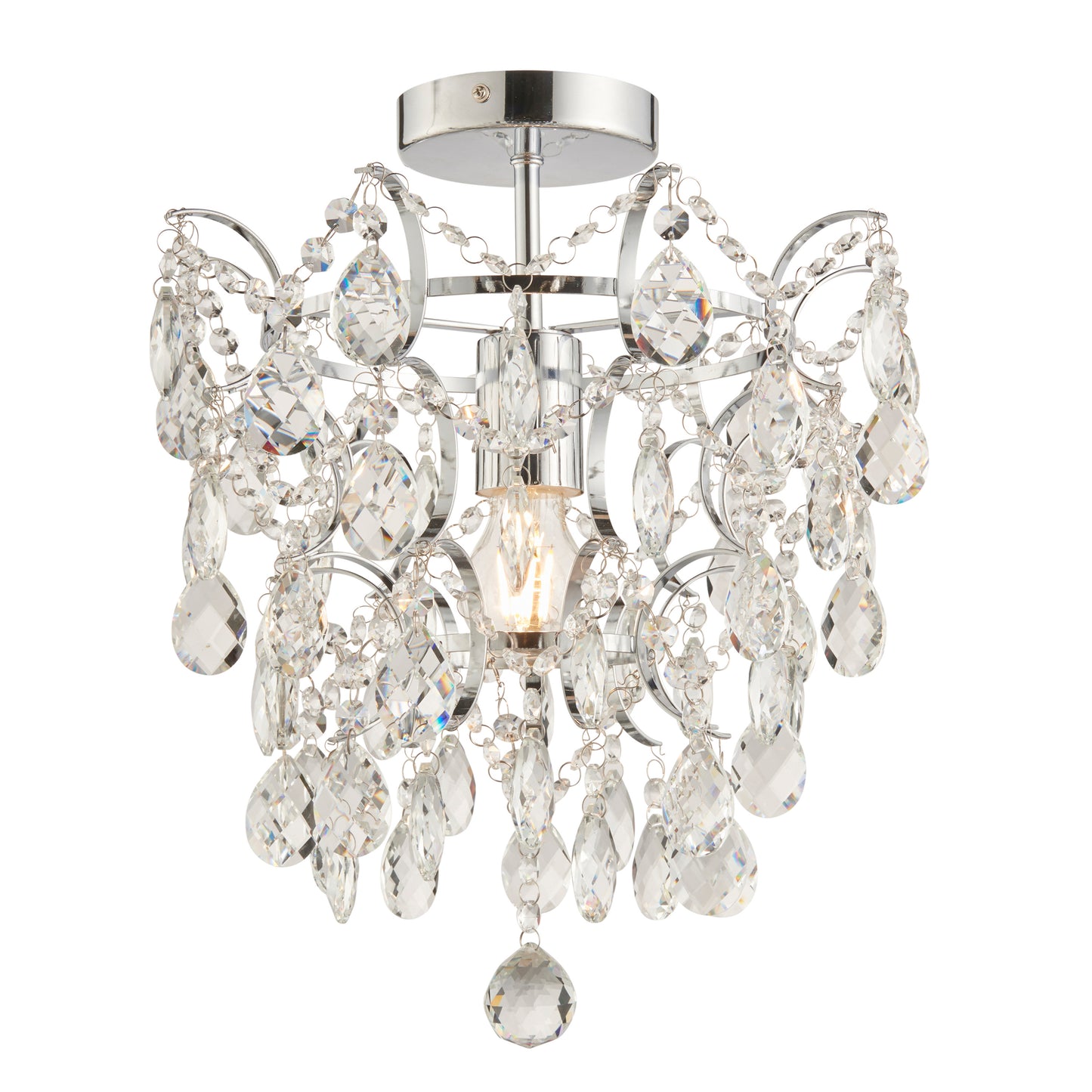 Alisona Bathroom 1 Ceiling Light – Chrome