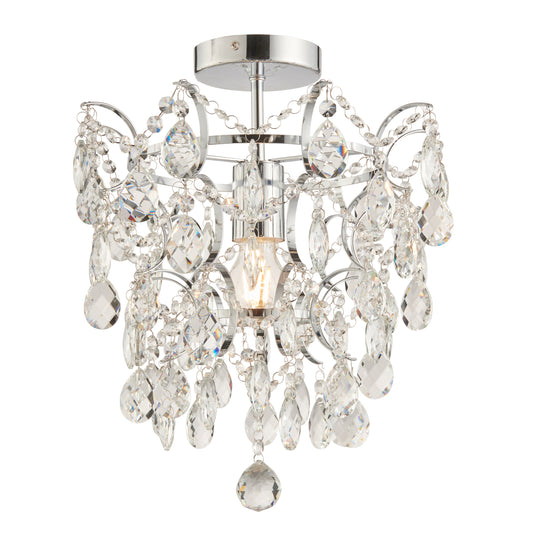 Alisona Bathroom 1 Ceiling Light – Chrome