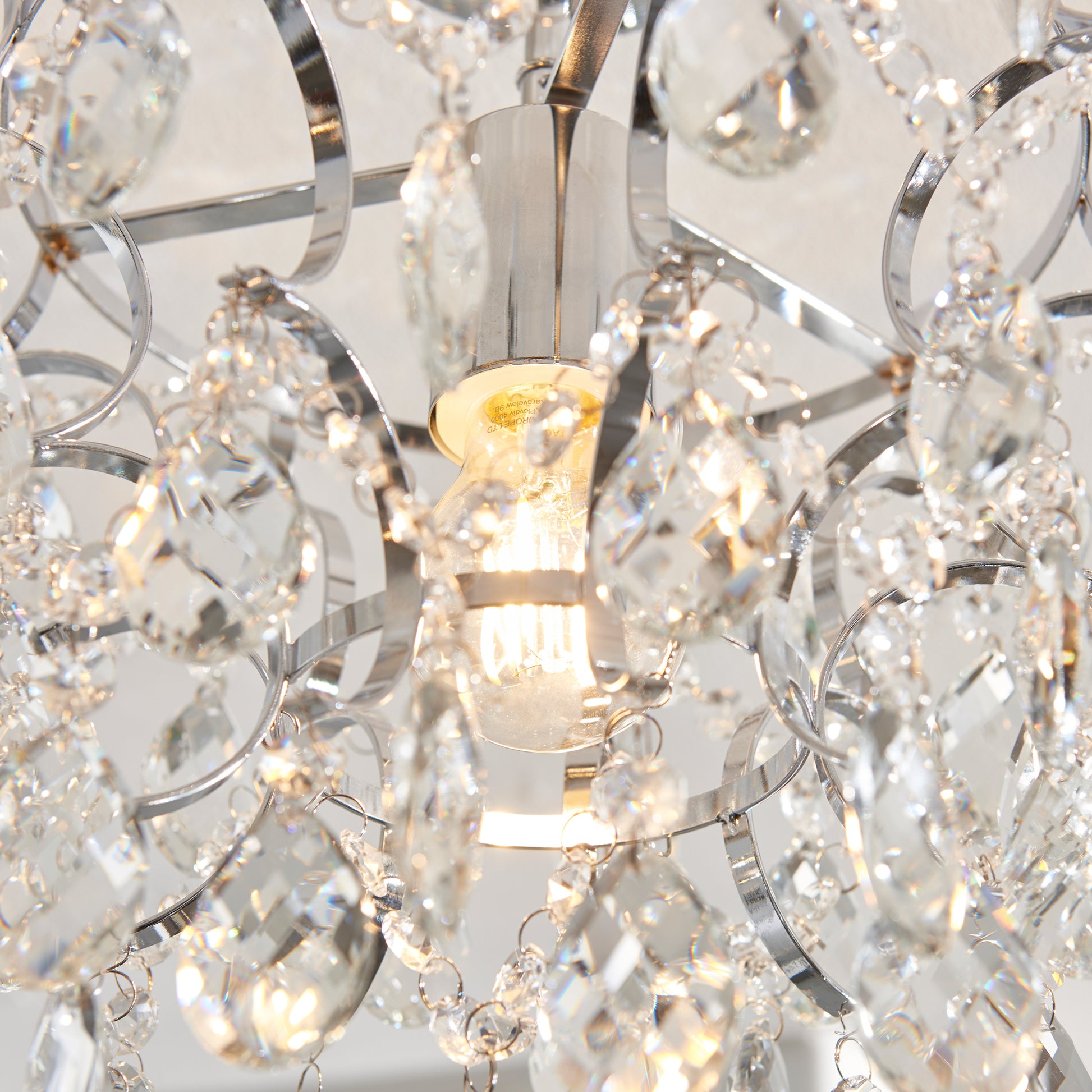 Alisona Bathroom 1 Ceiling Light – Chrome