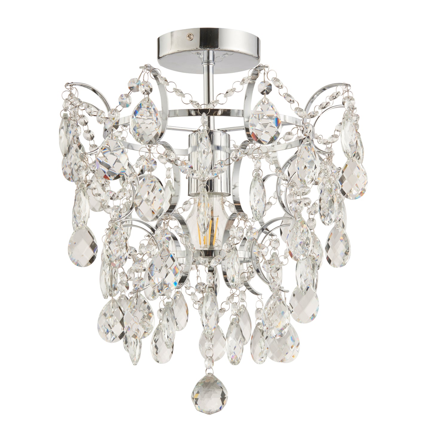 Alisona Bathroom 1 Ceiling Light – Chrome