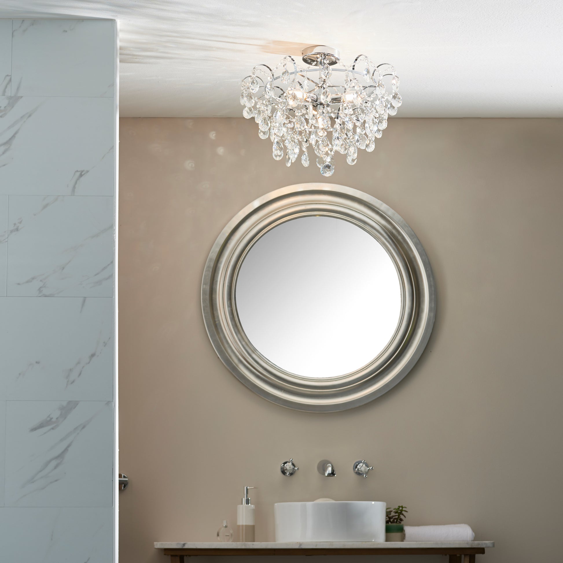 Alisona Bathroom 4 Ceiling Light – Chrome