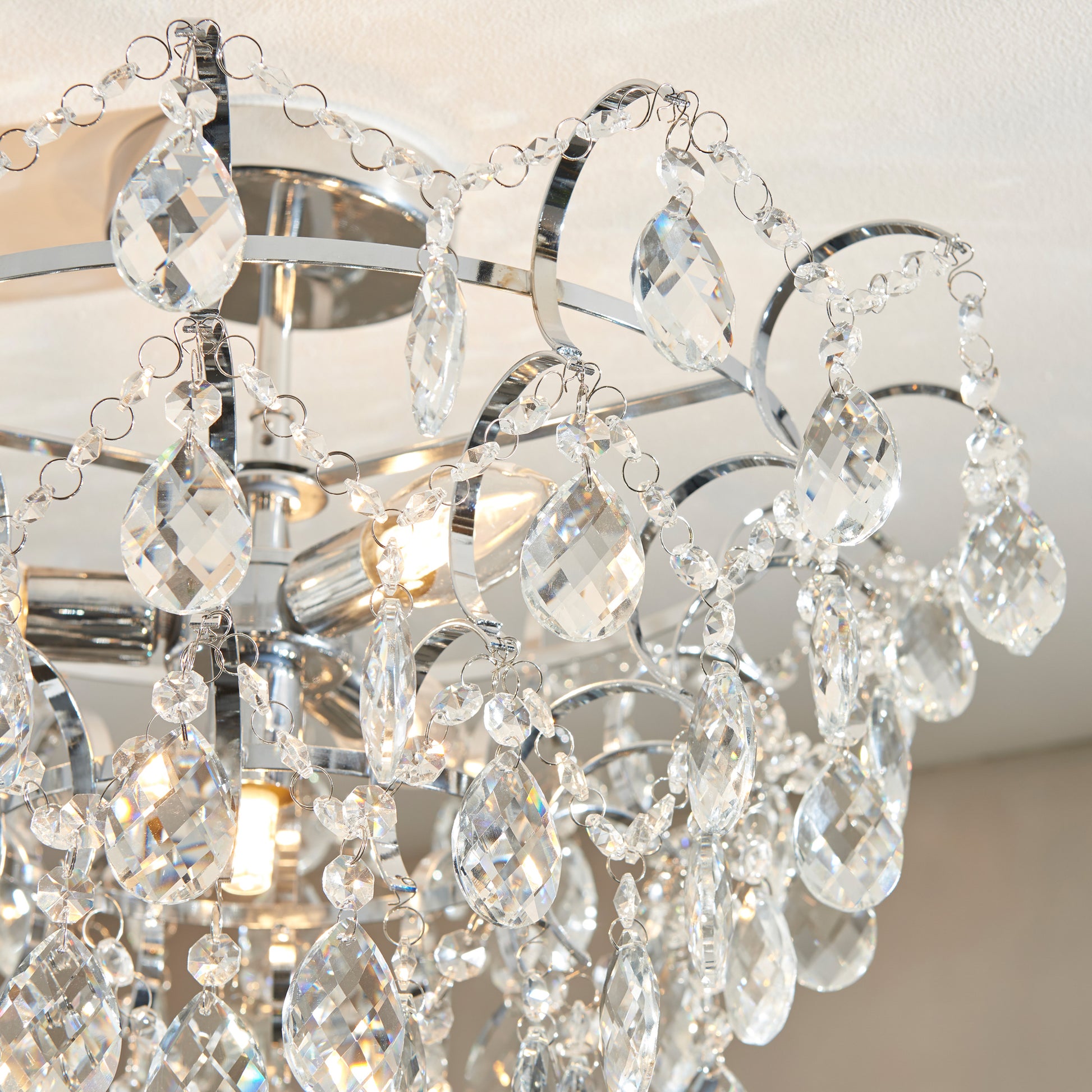 Alisona Bathroom 4 Ceiling Light – Chrome