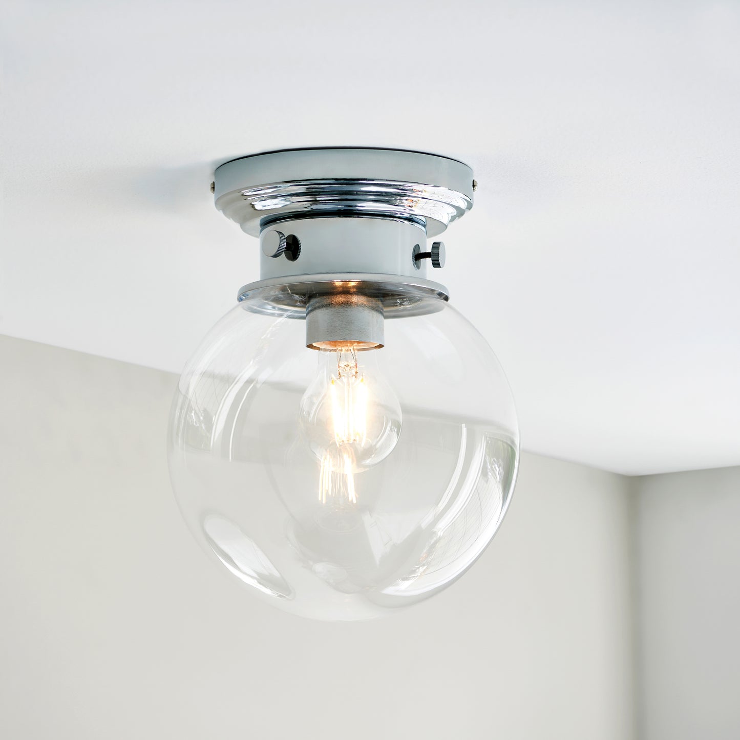 Cheswick Bathroom 1 Ceiling Light – Chrome