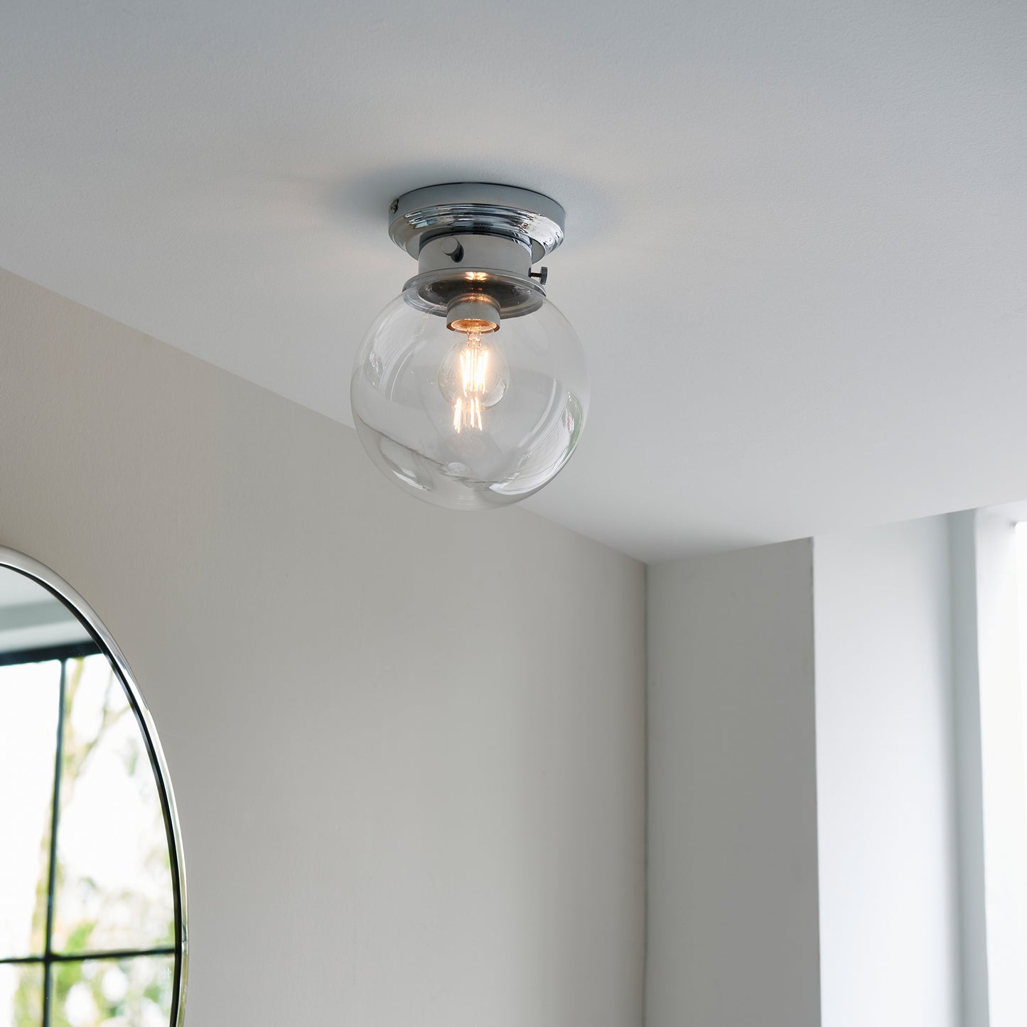 Cheswick Bathroom 1 Ceiling Light – Chrome