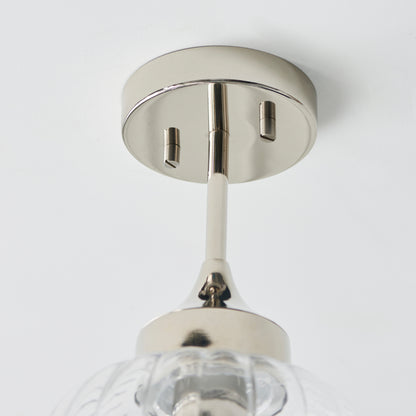 Addington 1 Ceiling Light Nickel – Silver