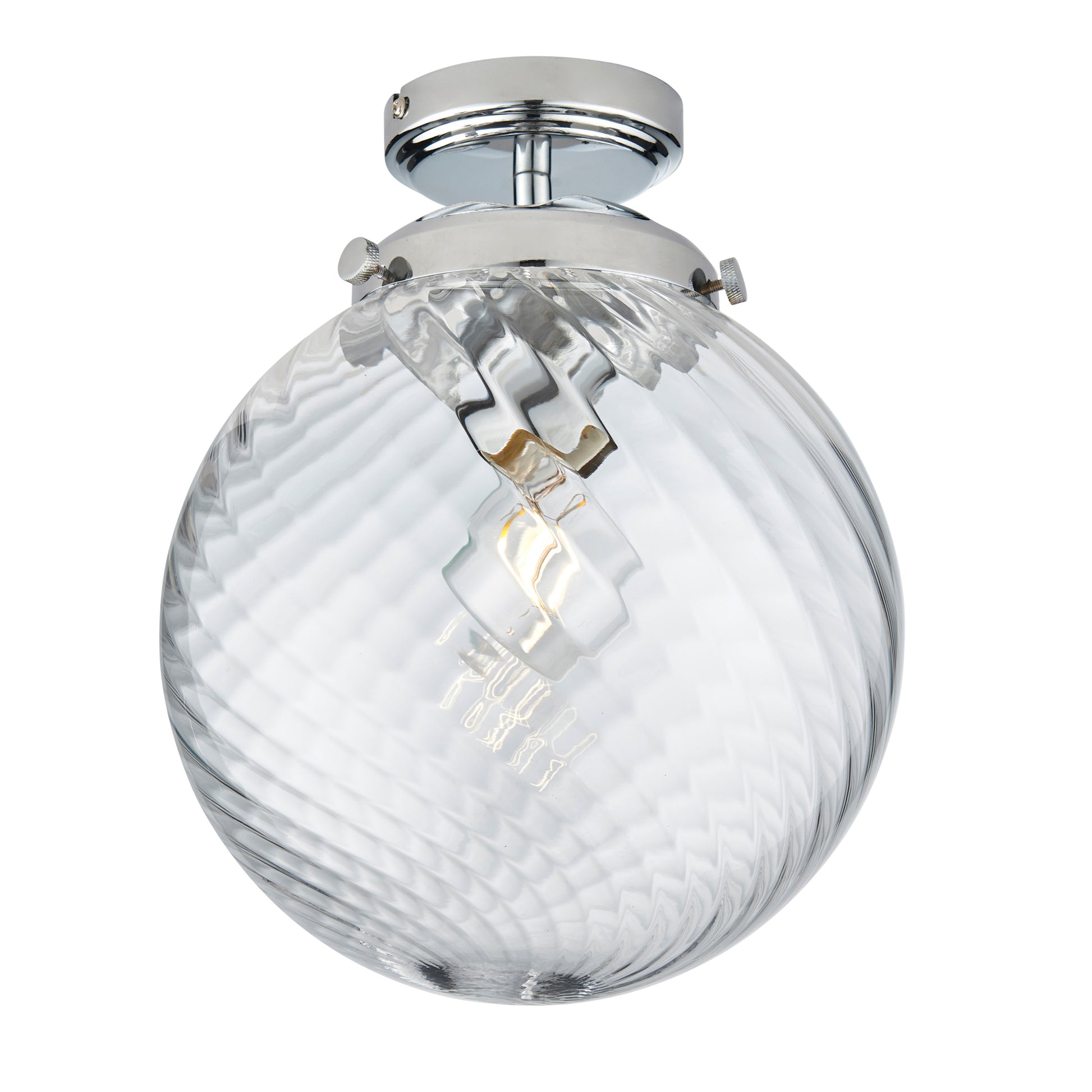 Milston Bathroom 1 Ceiling Light – Chrome