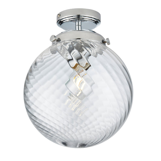 Milston Bathroom 1 Ceiling Light – Chrome