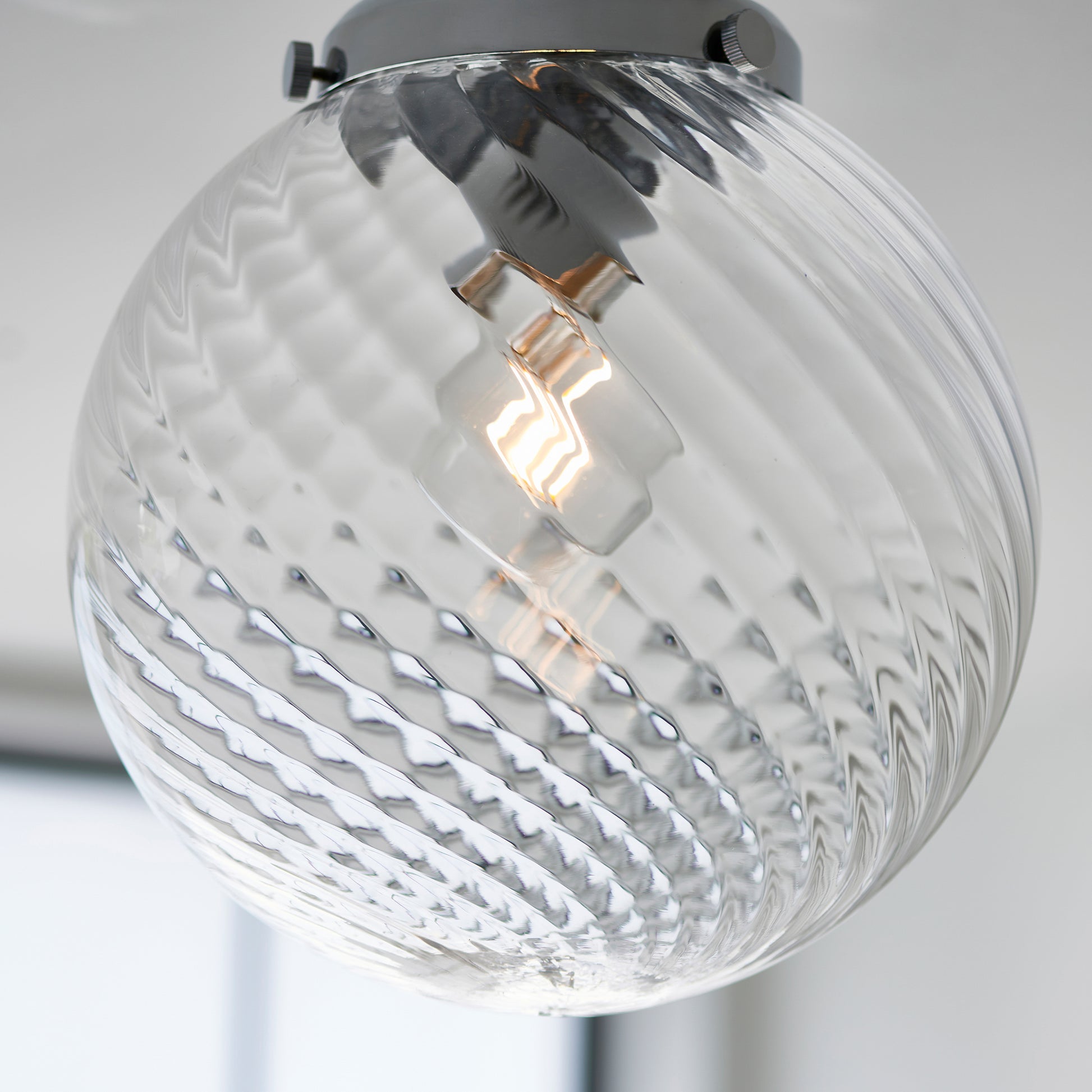 Milston Bathroom 1 Ceiling Light – Chrome